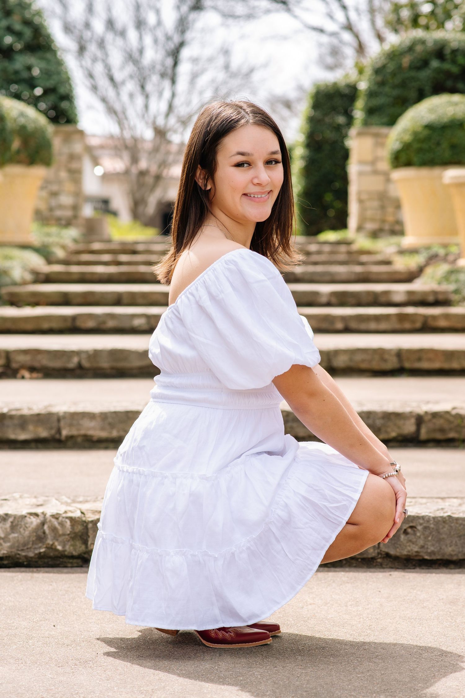 Dallas Arboretum Senior Portraits