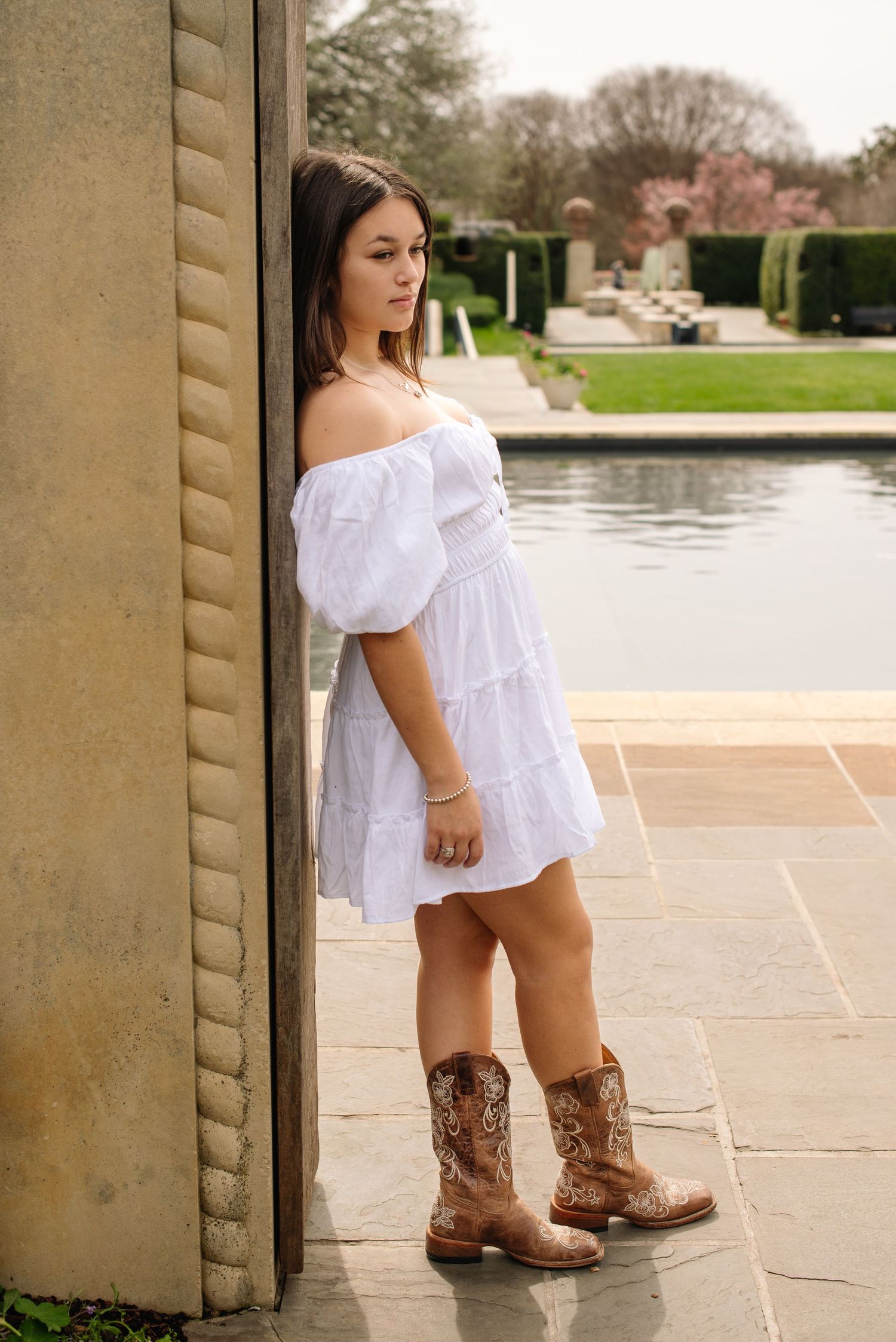Dallas Arboretum Senior Portraits
