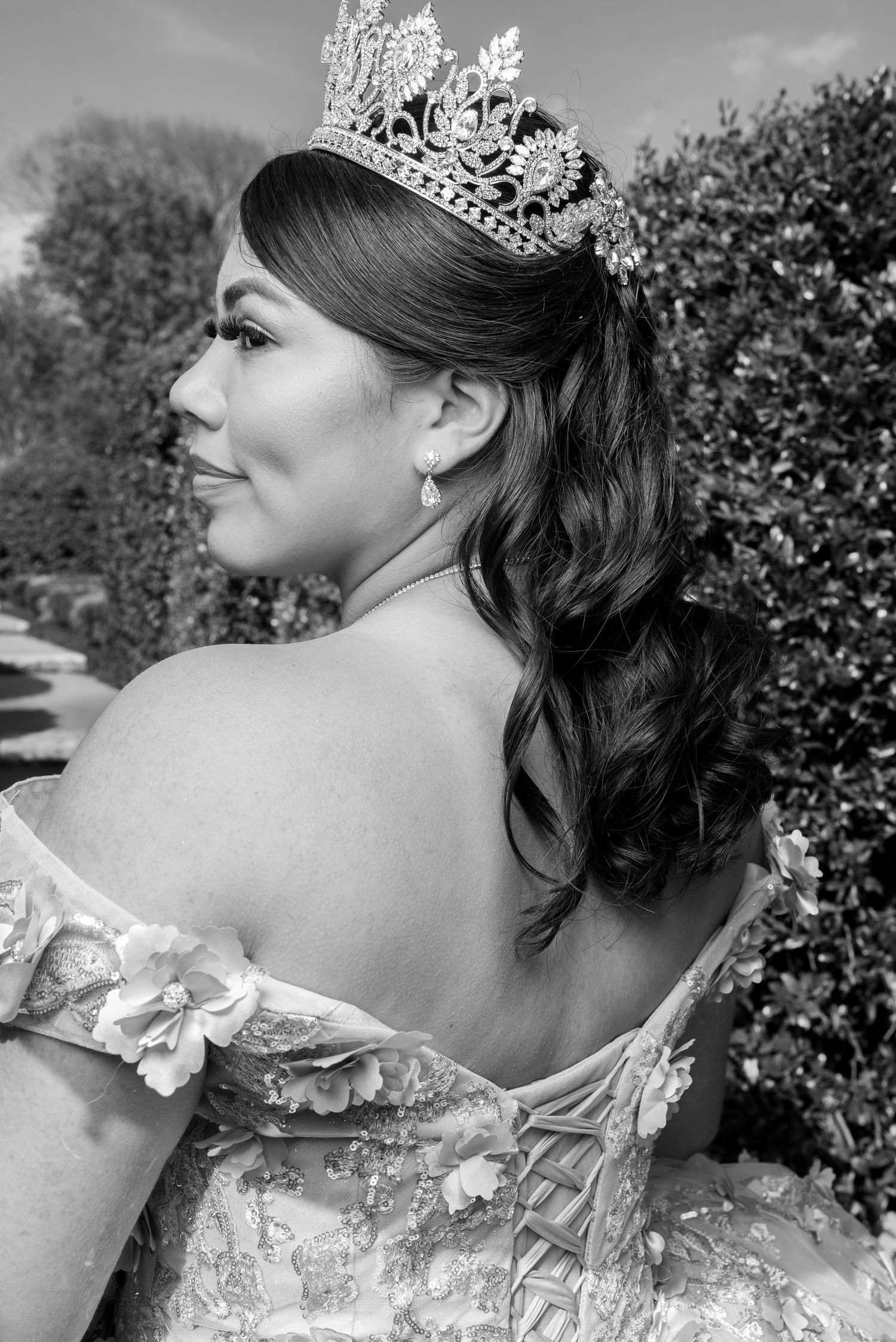 Dallas Arboretum Quinceanera Portraits