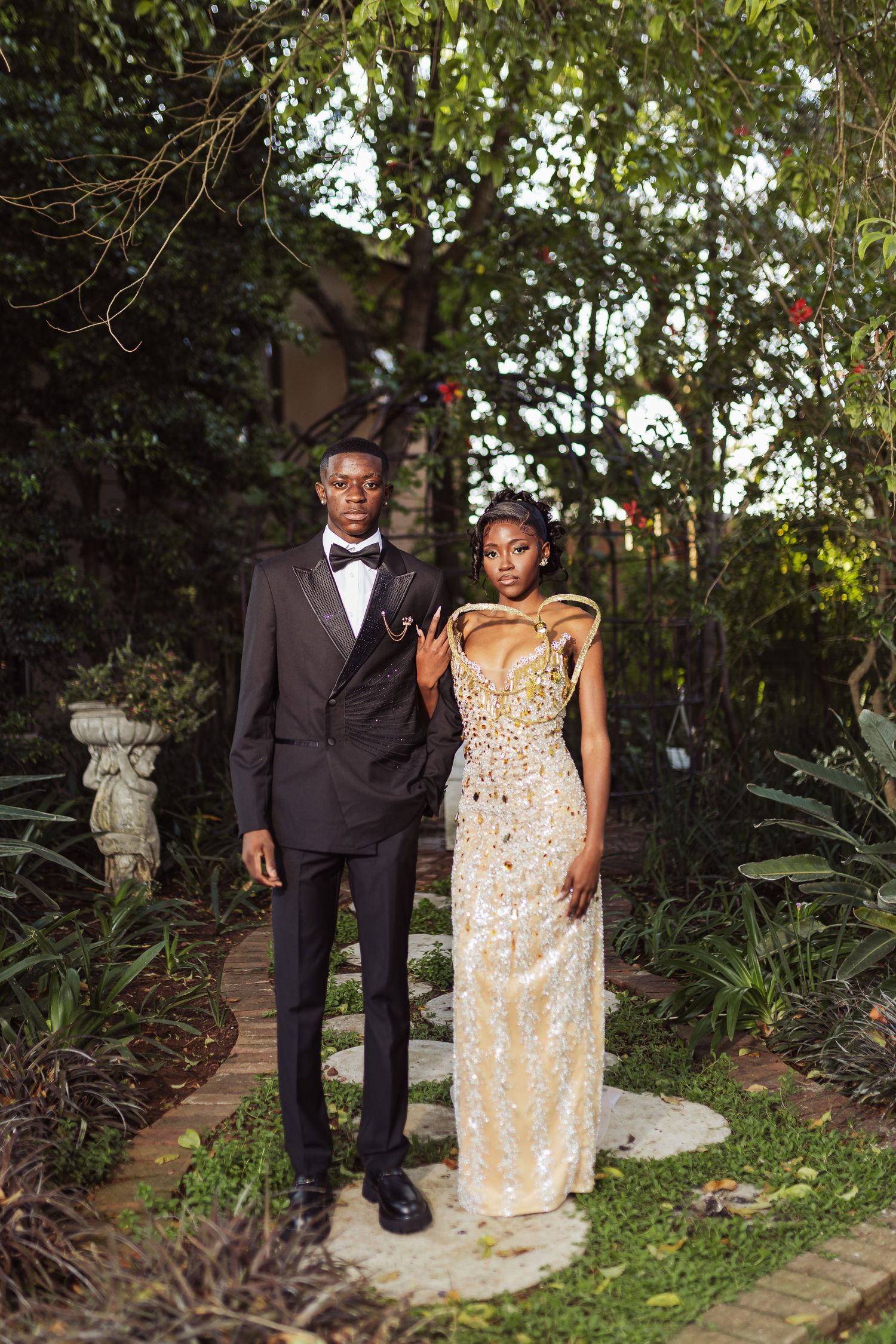 Matric dance Photoshoot at a Boutique Hotel in Polokwane.