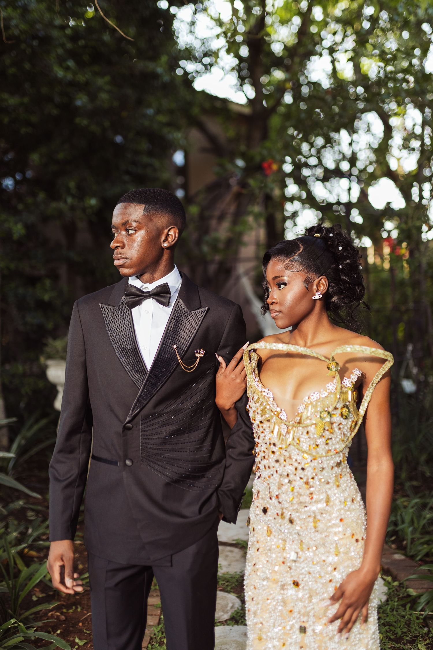 Matric dance Photoshoot at a Boutique Hotel in Polokwane.