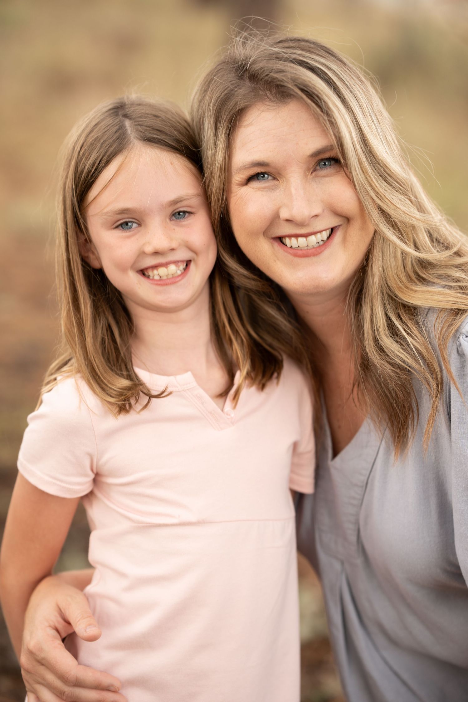 Mom and daughter.