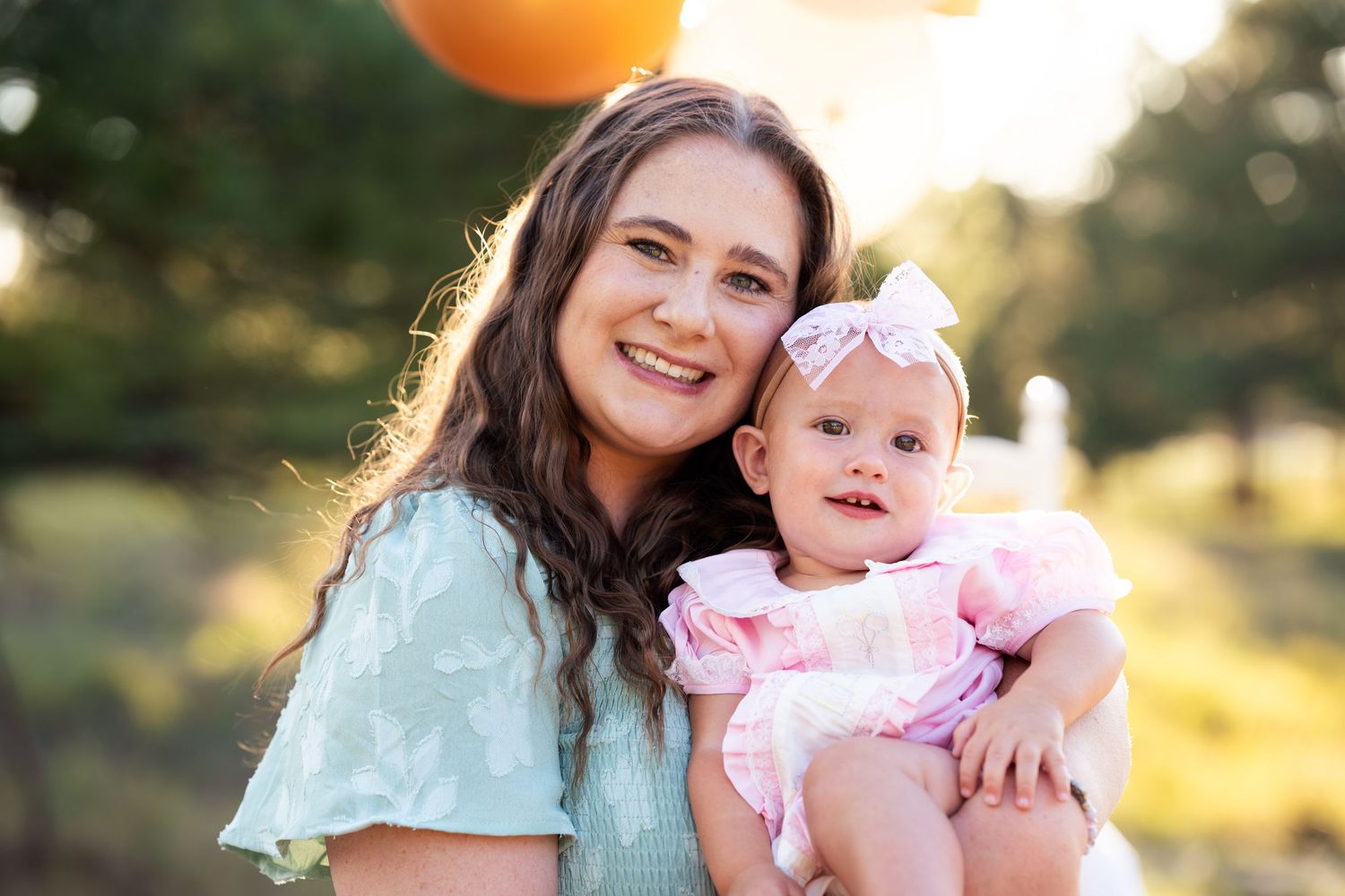 Mama and her one year old.