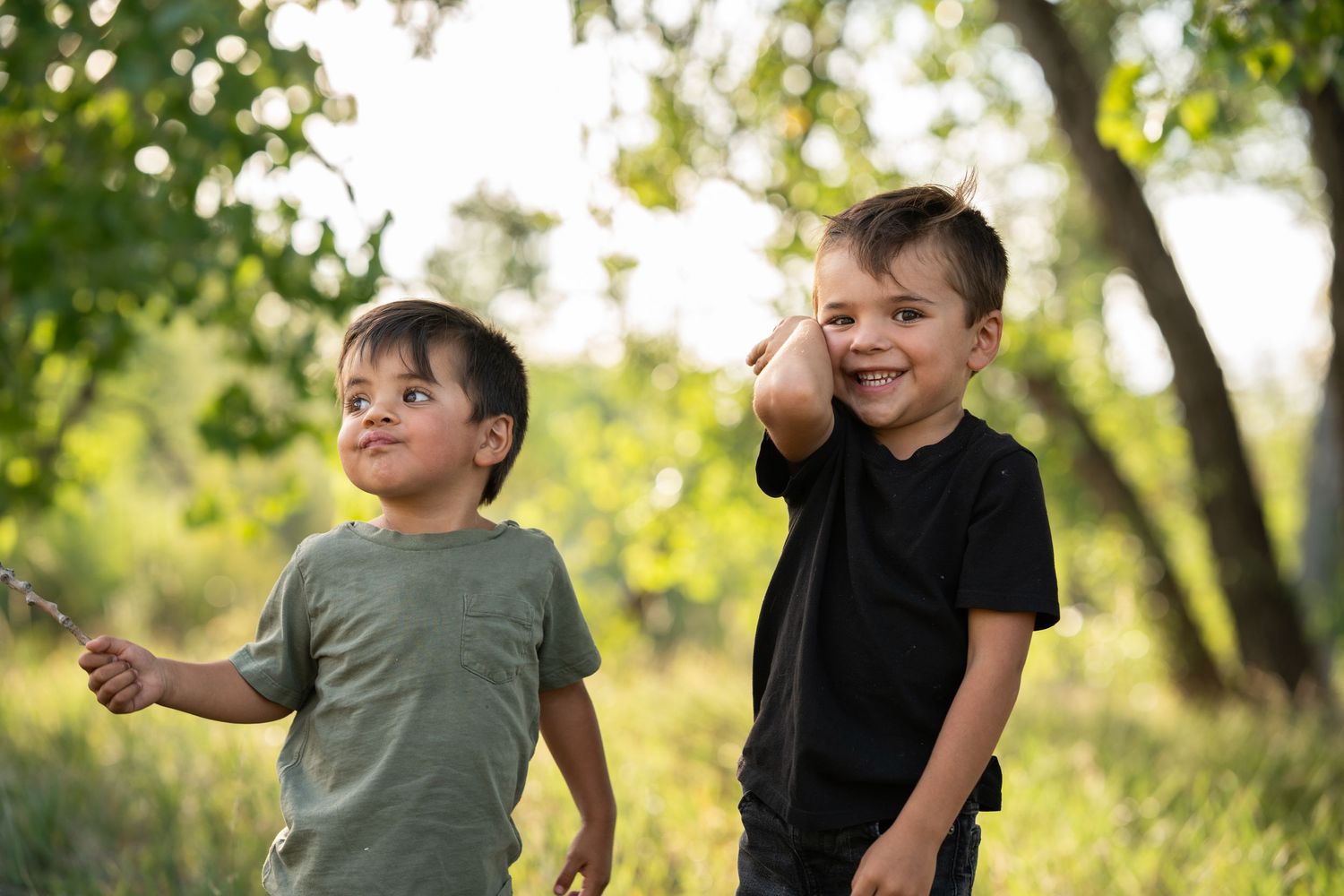 Brothers forever.