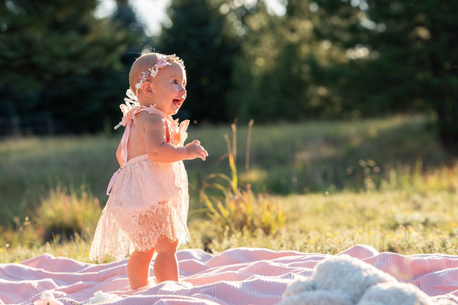 First birthday photo session.