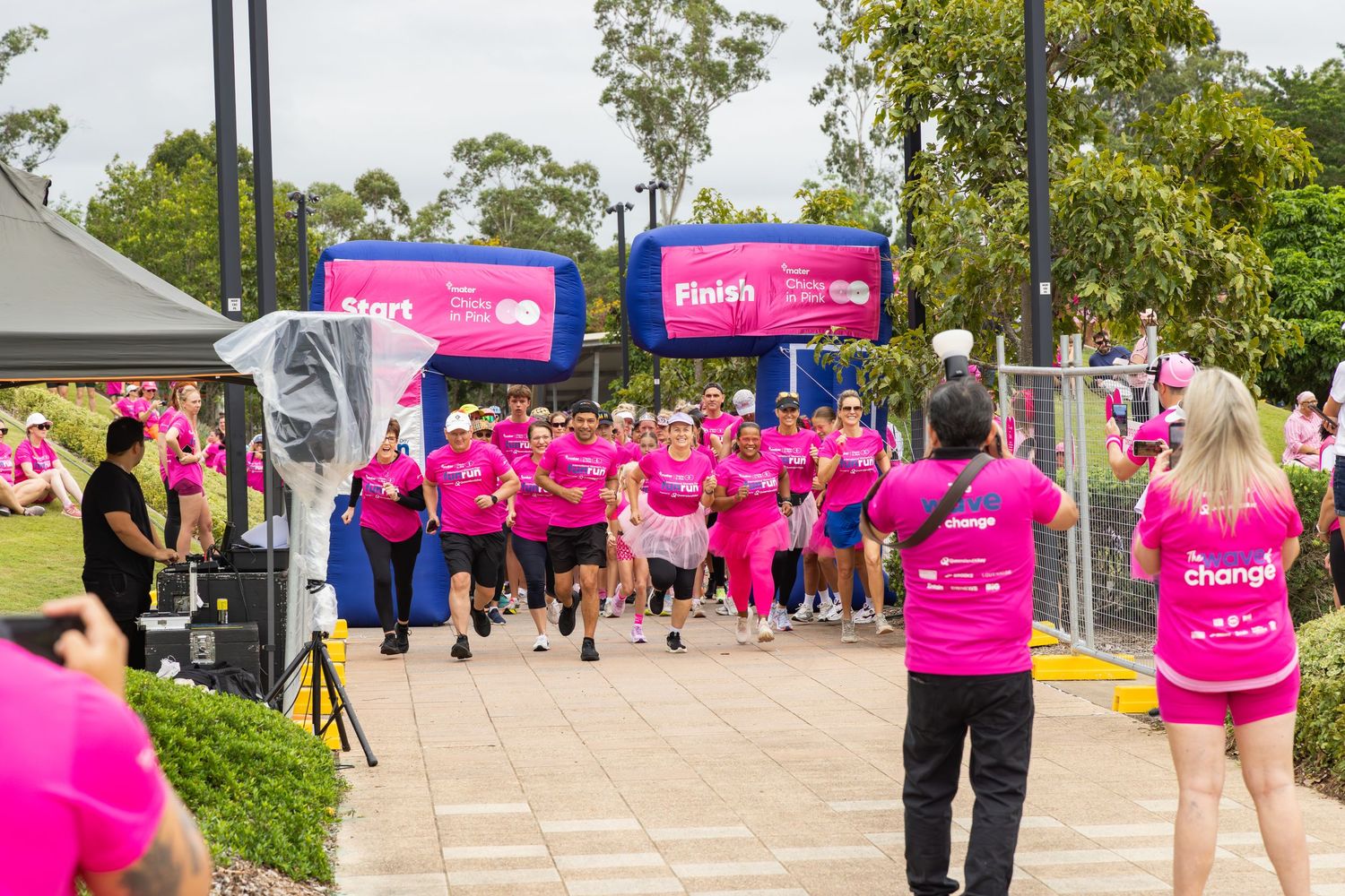 Springfield Marter Chicks in pink fundrun