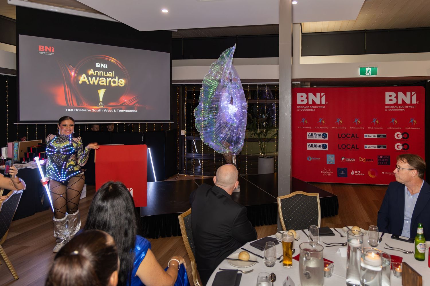Entertainment at BNI southwest and Toowoomba awards Night