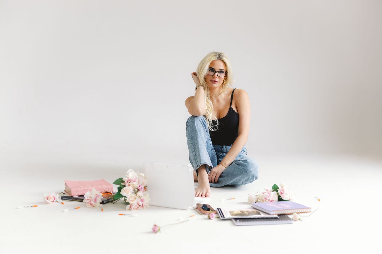 branding and lifestyle photography for a nurse aesthetic injector