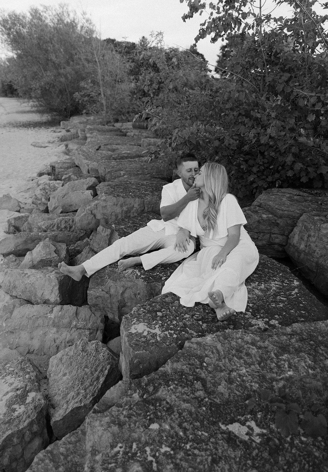 hamlin beach couples engagement photoshoot