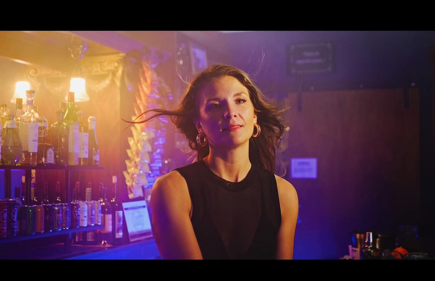 Crushing on the Bartender Music Video still.