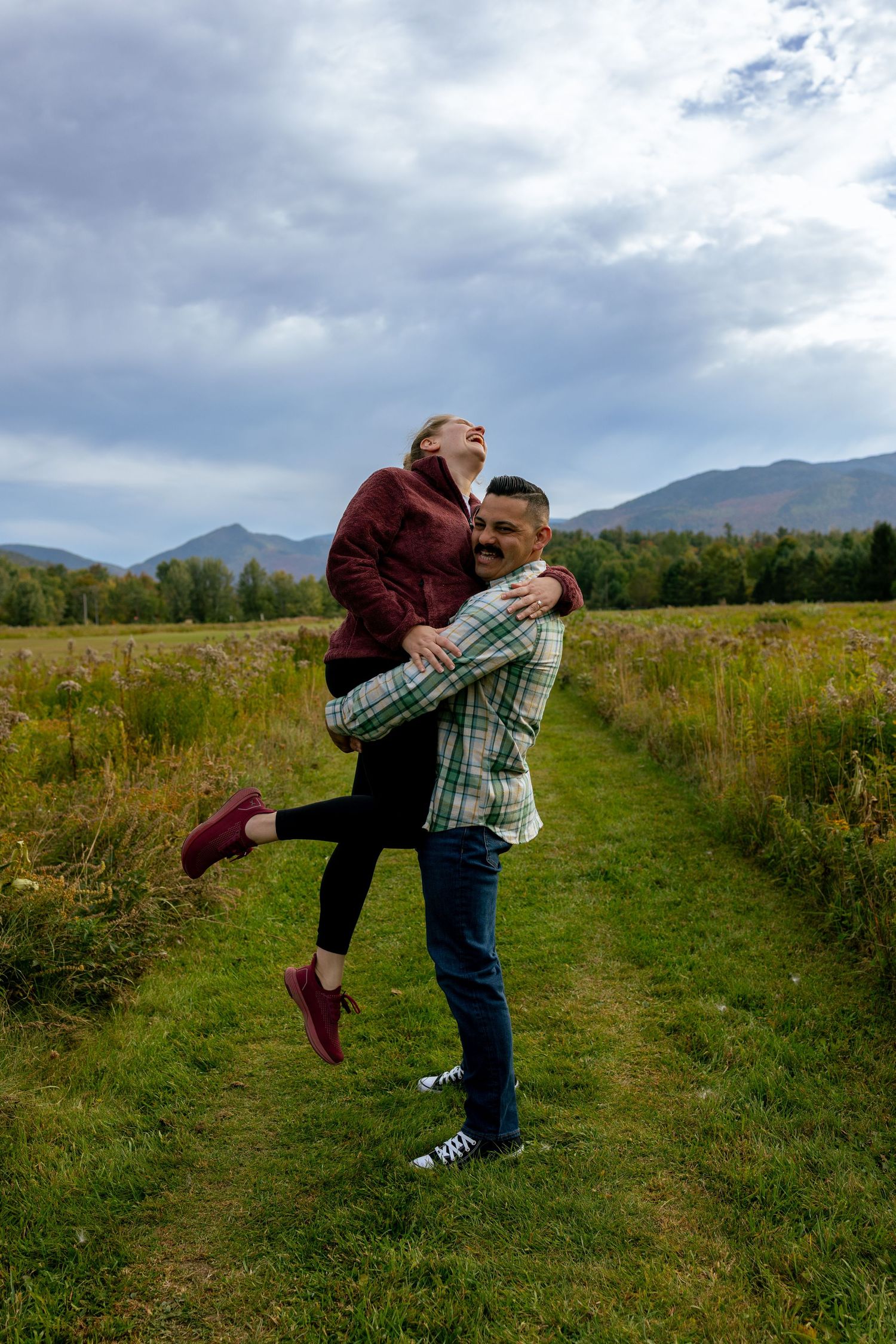 Adirondack Proposal Photographer, Marcy Field, Keene Valley New York, New York Engagement Photographer, Fall Engagement Photos