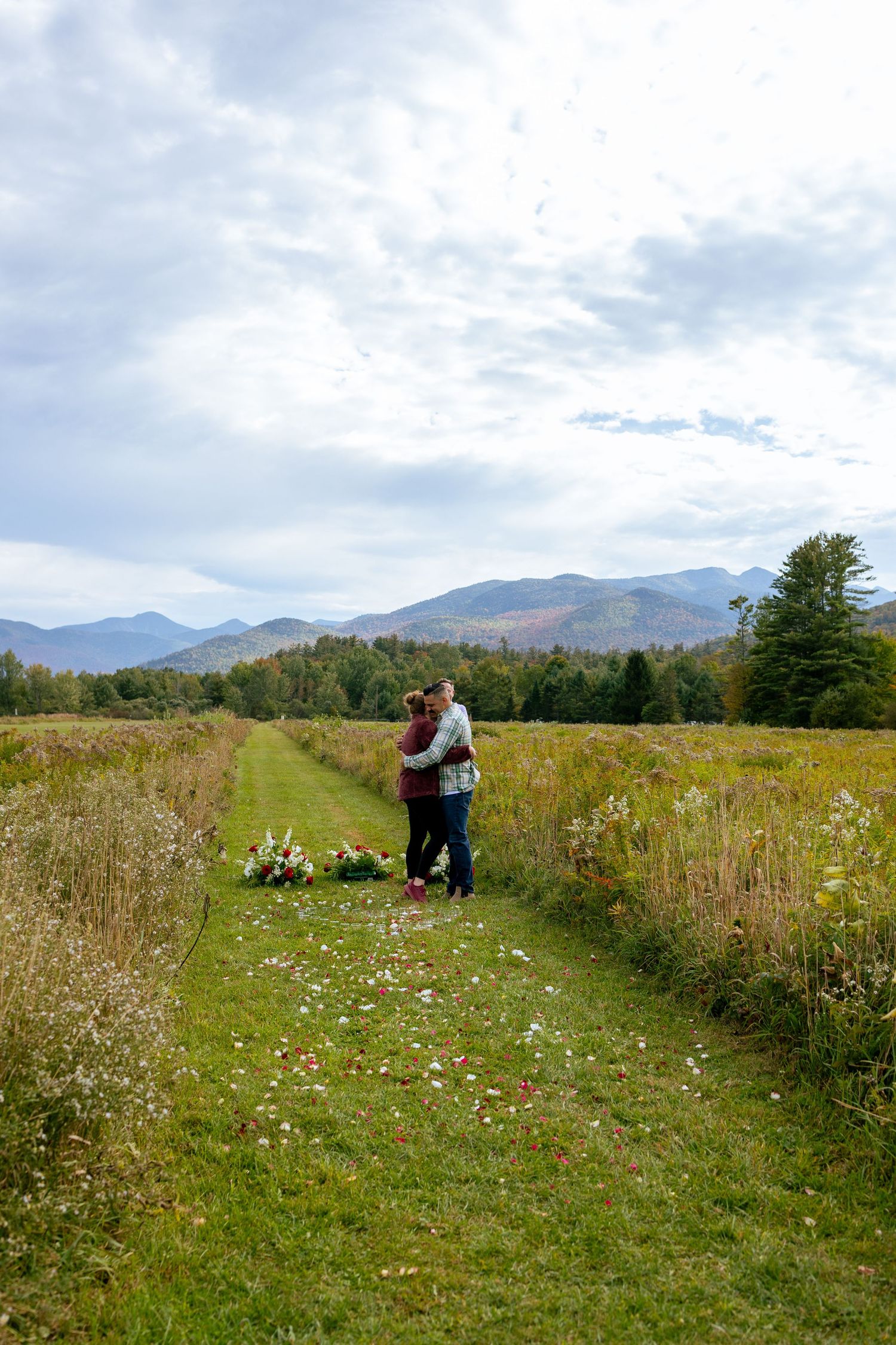 Adirondack Proposal Photographer, Marcy Field, Keene Valley New York, New York Engagement Photographer, Fall Engagement Photos