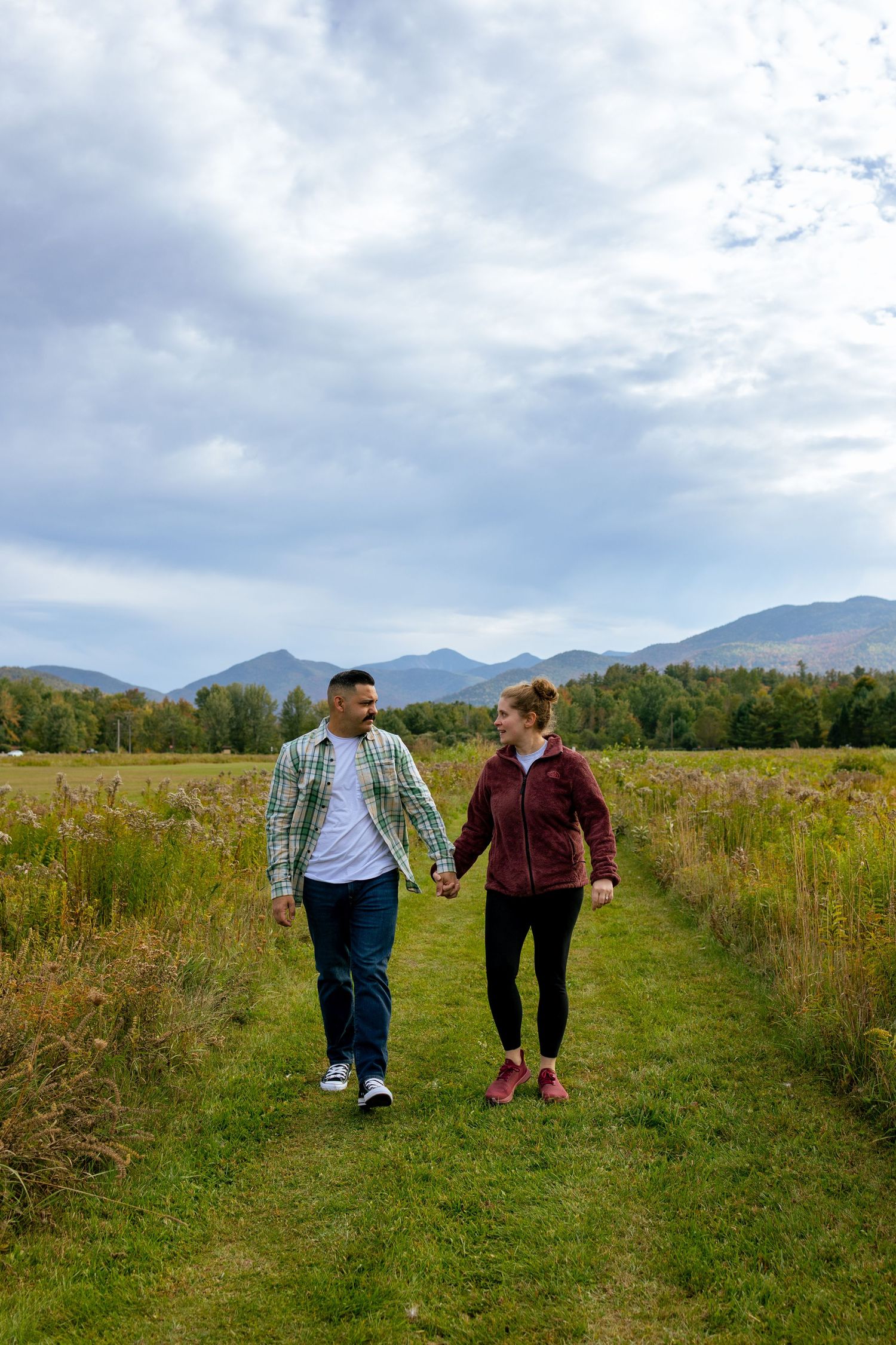 Adirondack Proposal Photographer, Marcy Field, Keene Valley New York, New York Engagement Photographer, Fall Engagement Photos
