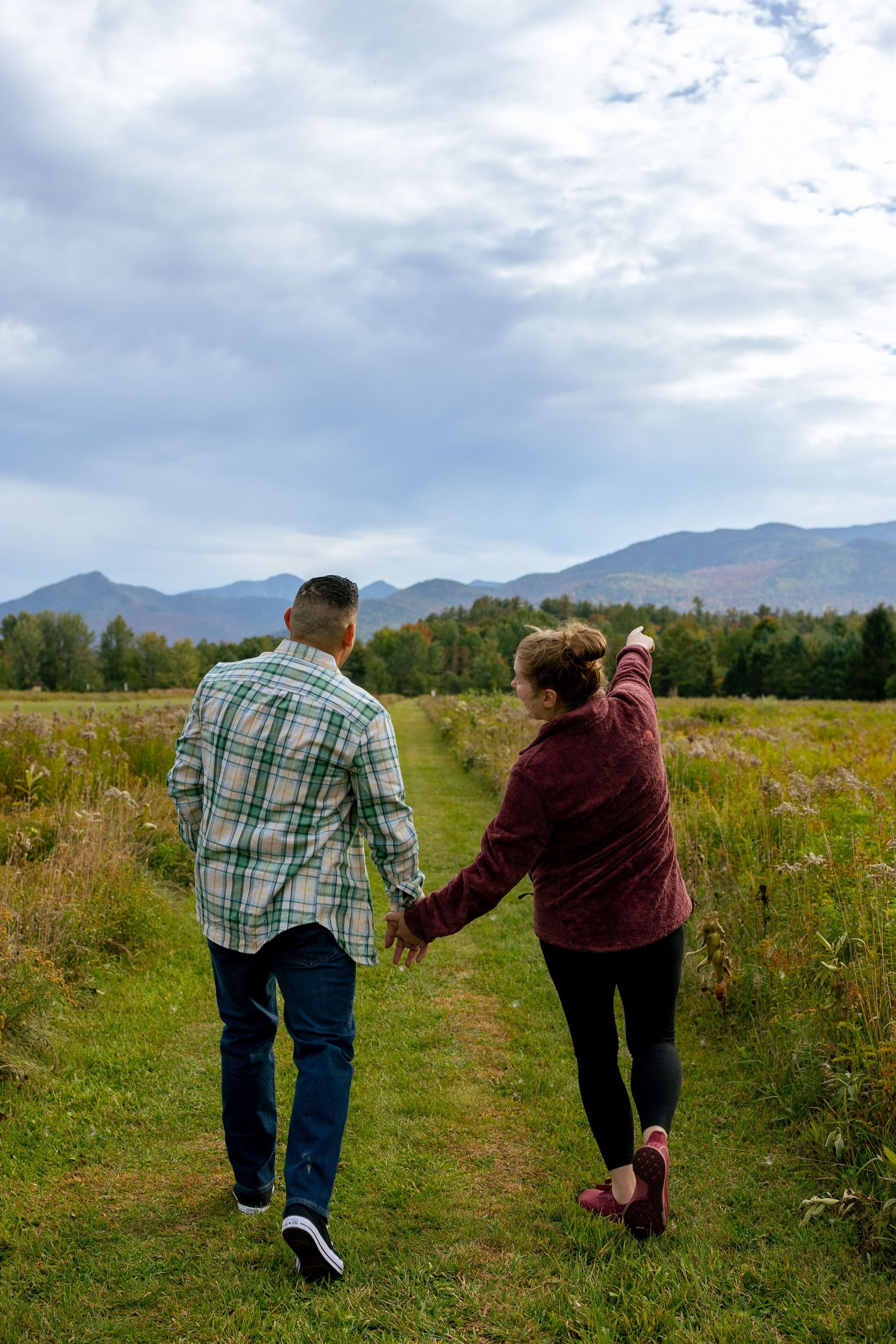 Adirondack Proposal Photographer, Marcy Field, Keene Valley New York, New York Engagement Photographer, Fall Engagement Photos