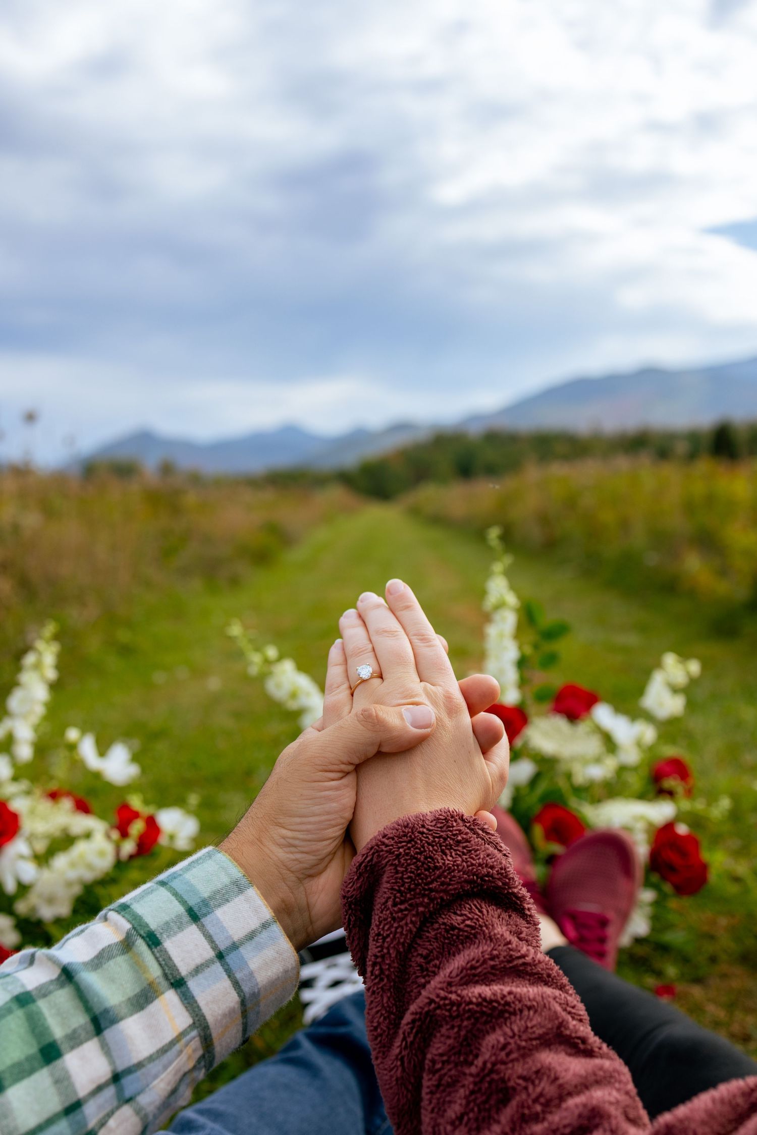 Adirondack Proposal Photographer, Marcy Field, Keene Valley New York, New York Engagement Photographer, Fall Engagement Photos