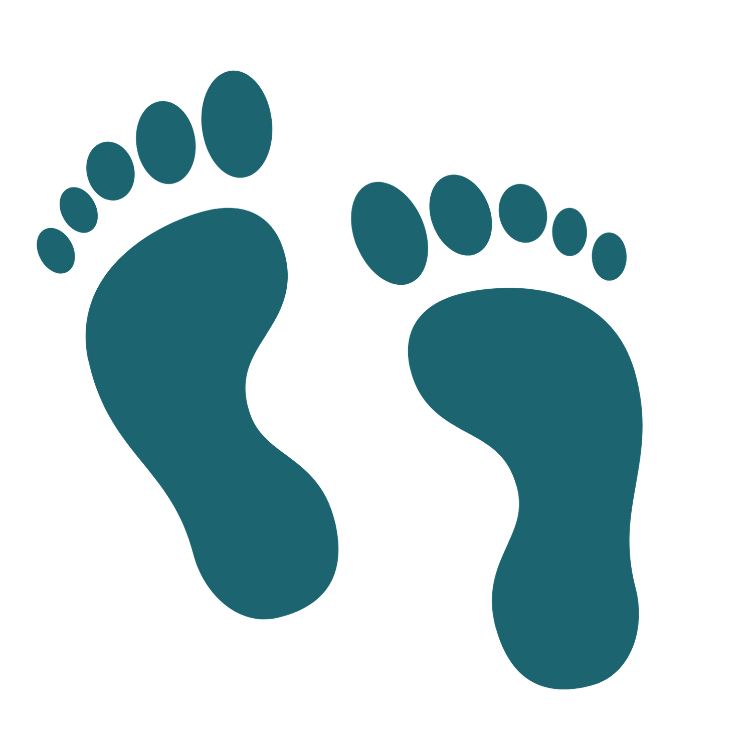 Footprint graphic
