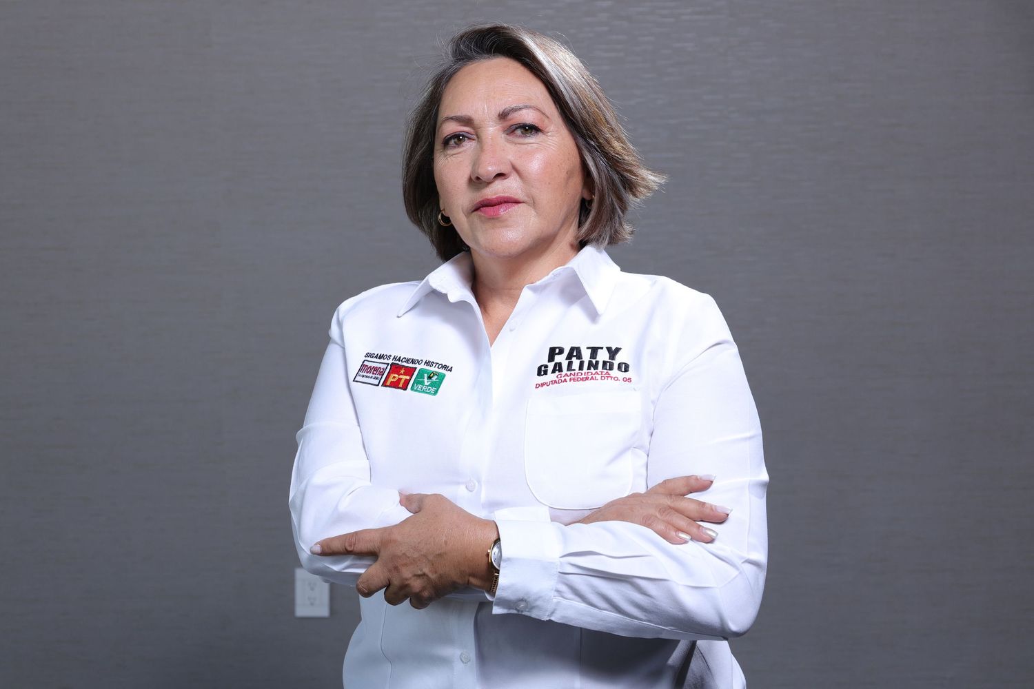 Foto politica sesión de estudio