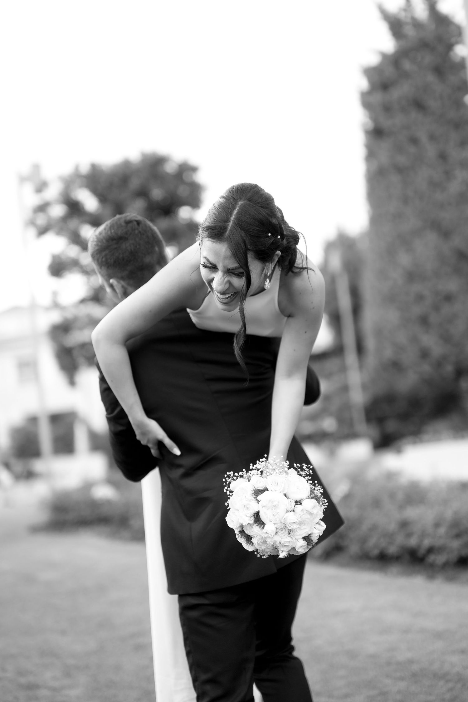 Timeless wedding images captured at Scuderie San Giorgio.