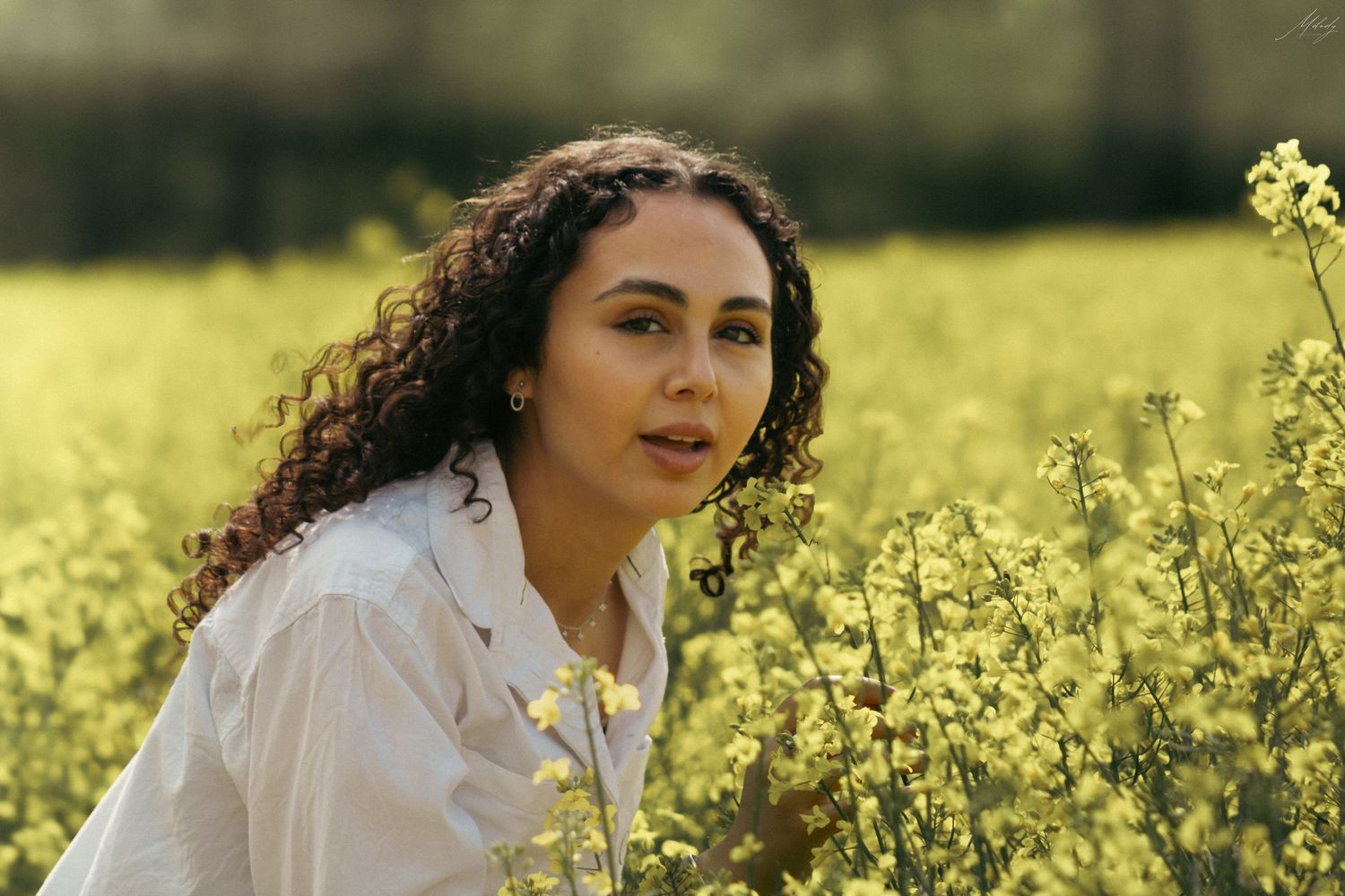 Sarah et les fleurs
