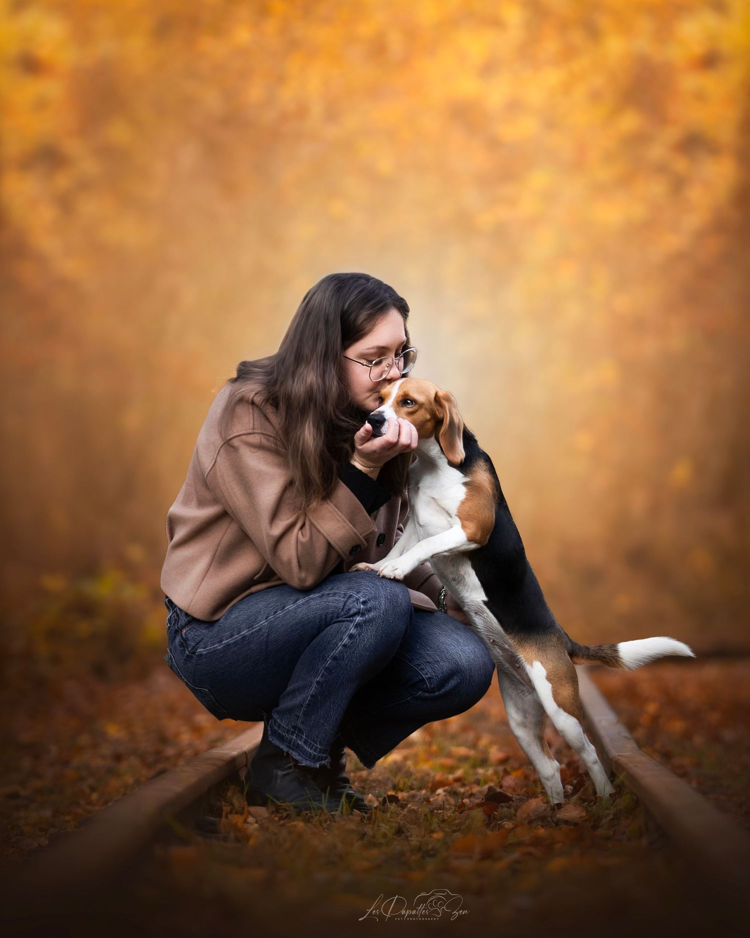 “Séance photo extérieure avec chien beagle– côte belge”