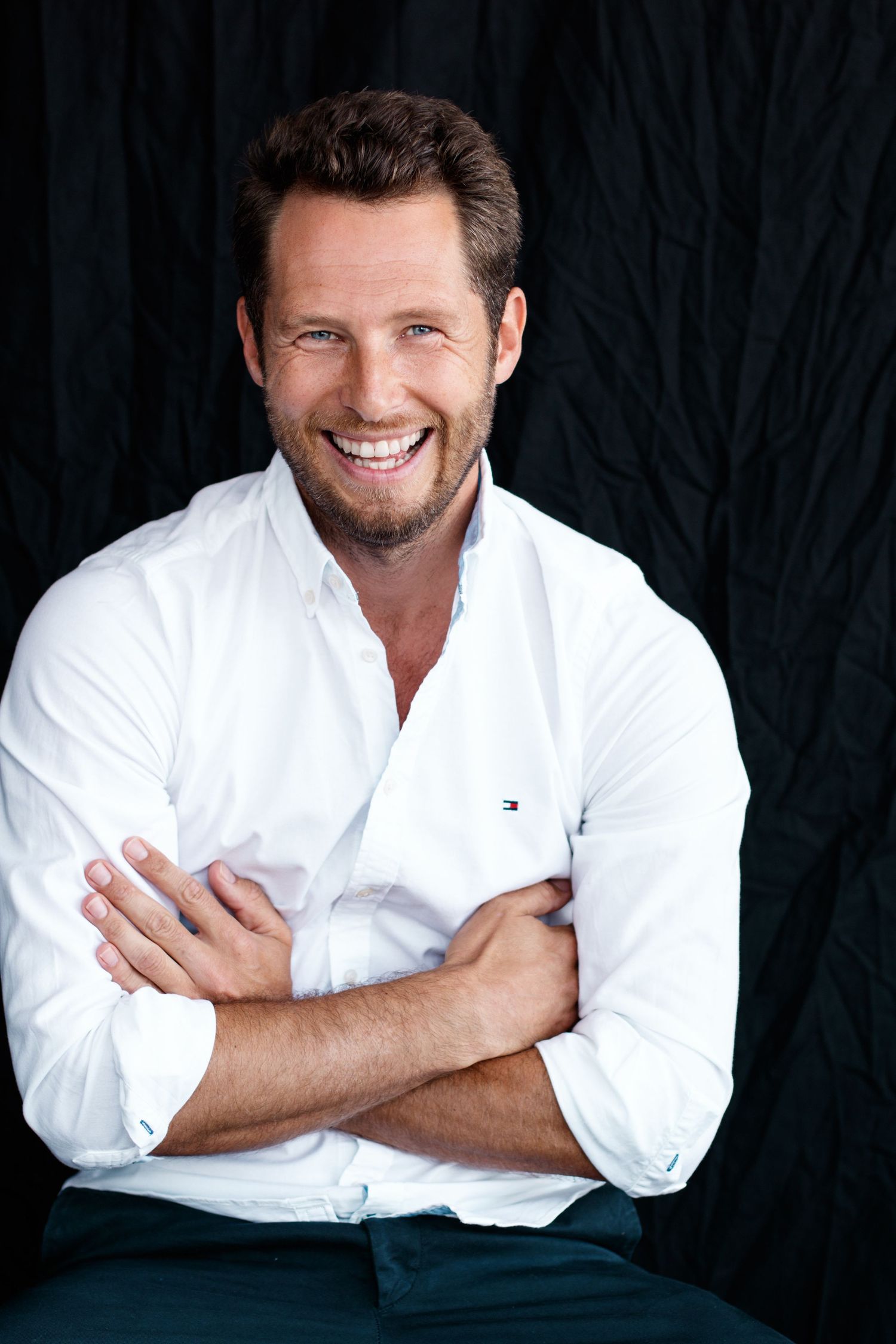 Peter Schotting smiling portrait, commercial headshot, lifestyle model, natural expression