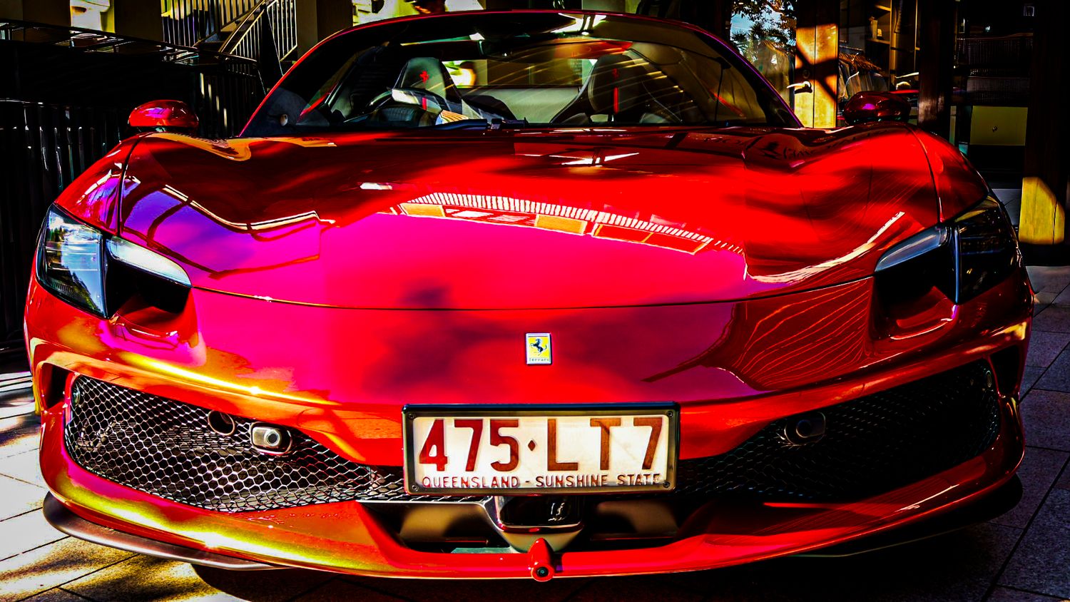 A Ferrari I detailed for Noosa Concourse