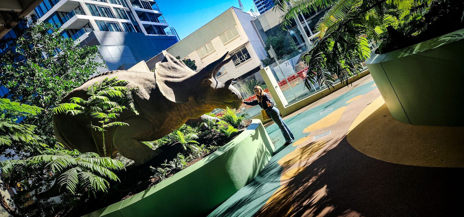 A Portrait of my partner at the Brisbane Art Gallery