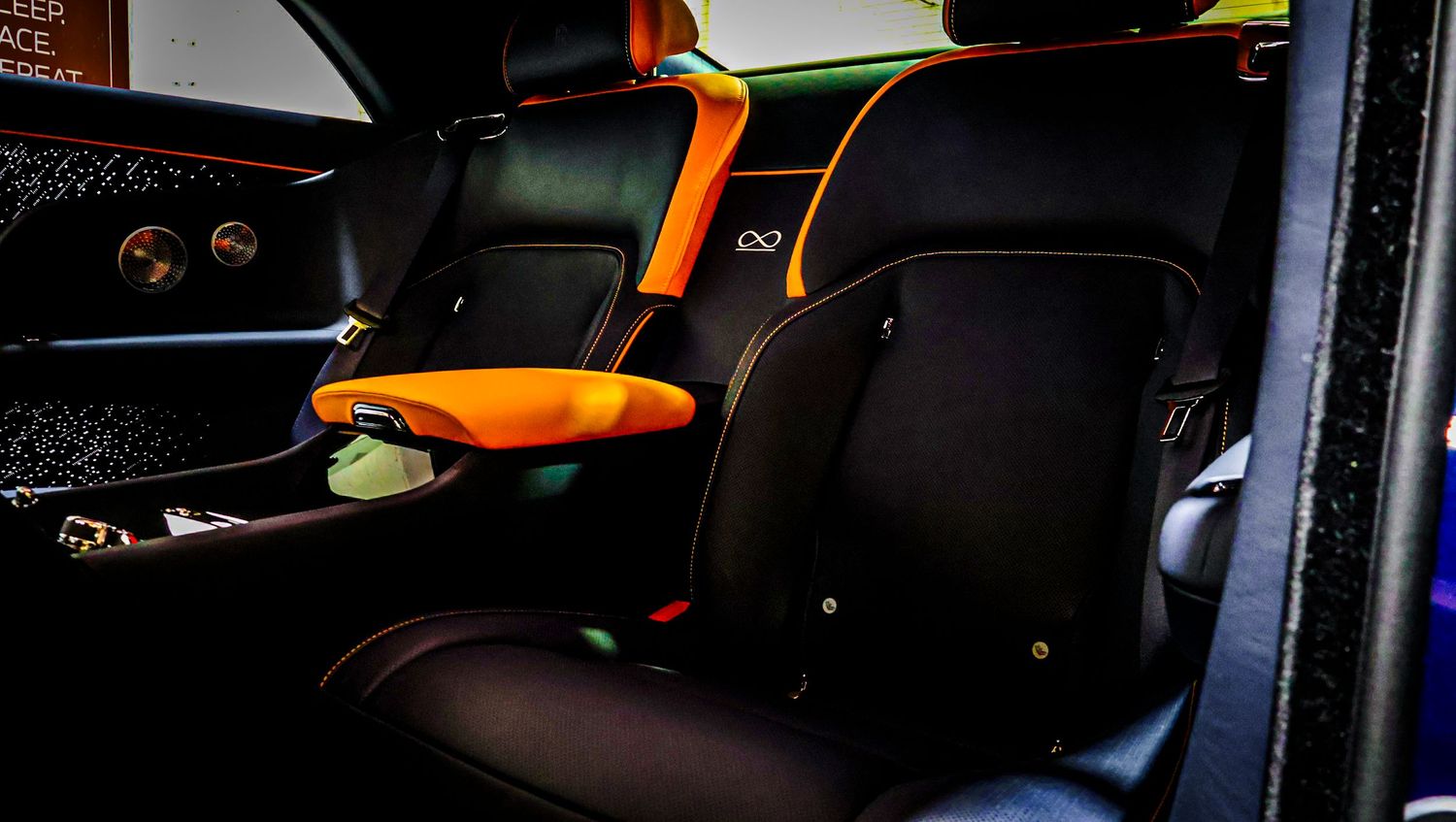 Interior shot of Rolls Royce Spectre