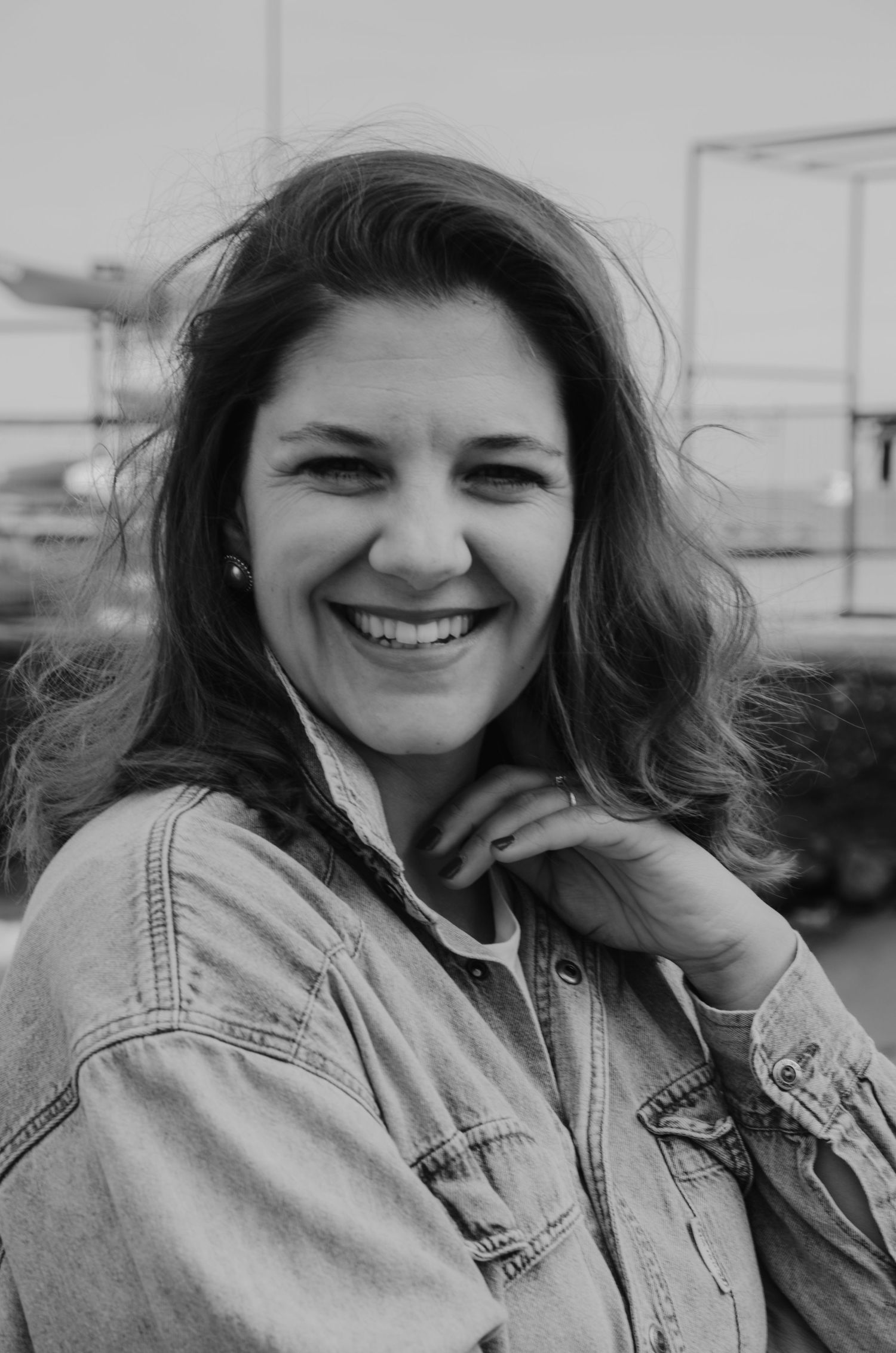 Portrait von Jessica Thomet, Schwarzweiss