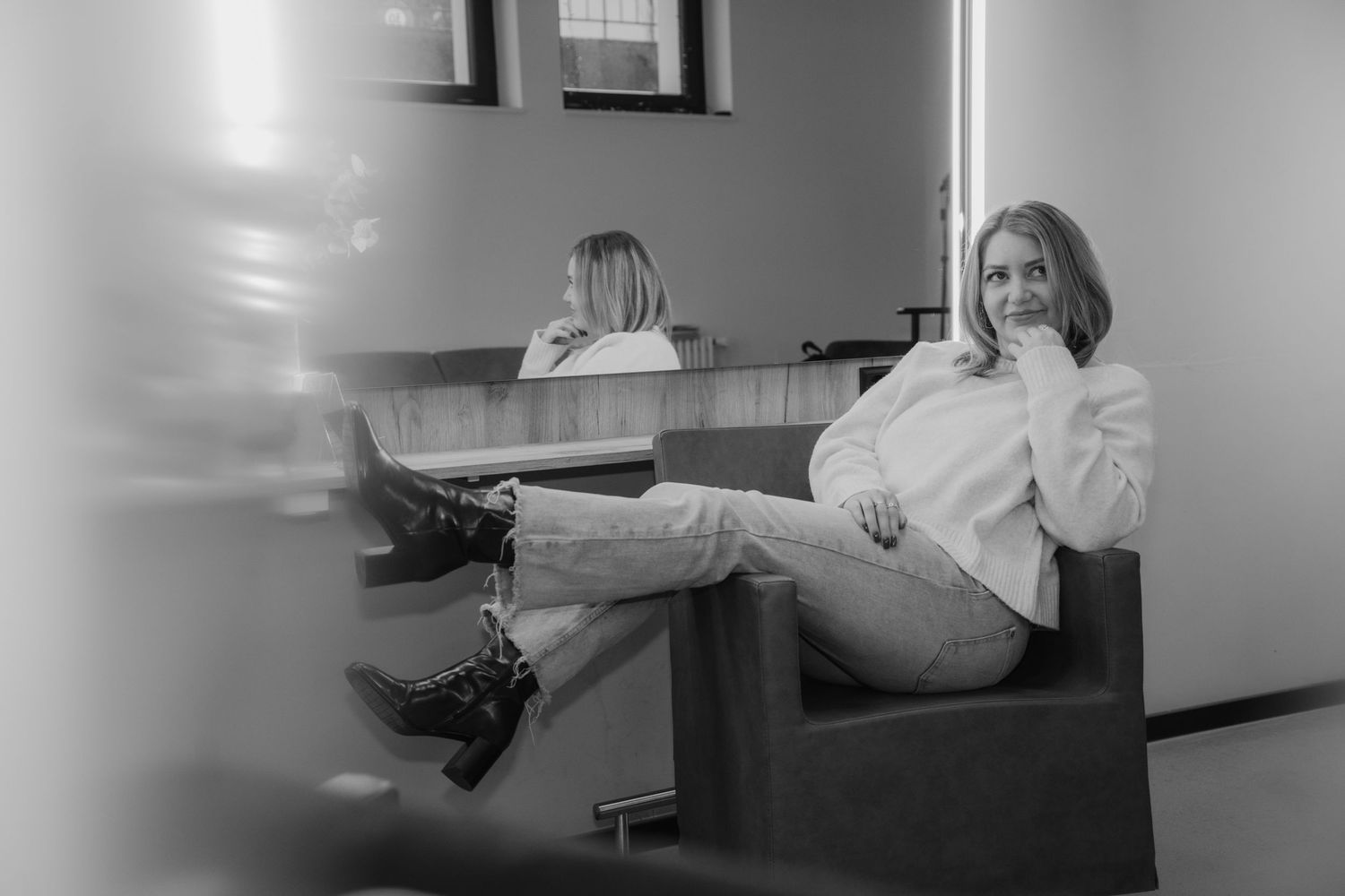 Business Reportage, Frau bei der Arbeit, Coiffeur, Bern