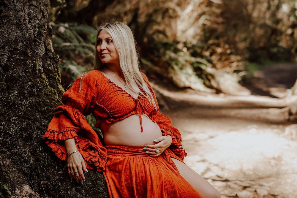Oregon Coast maternity session