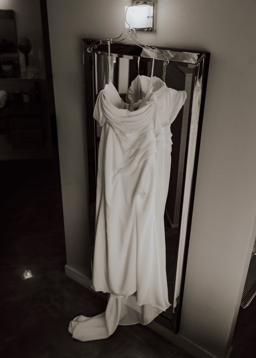 Calgary, Alberta wedding dress detail