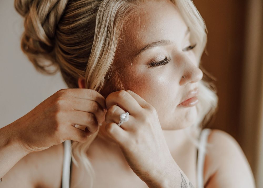 Dreams Playa Mujeres Wedding in Mexico getting ready