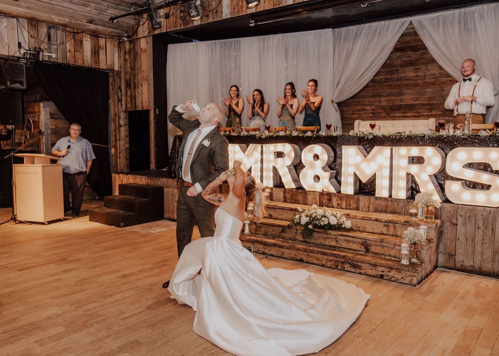 Canmore Cornerstone wedding indoor grand entrance