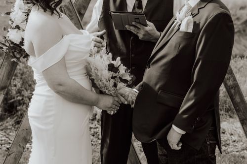 Calgary, Alberta wedding ceremony