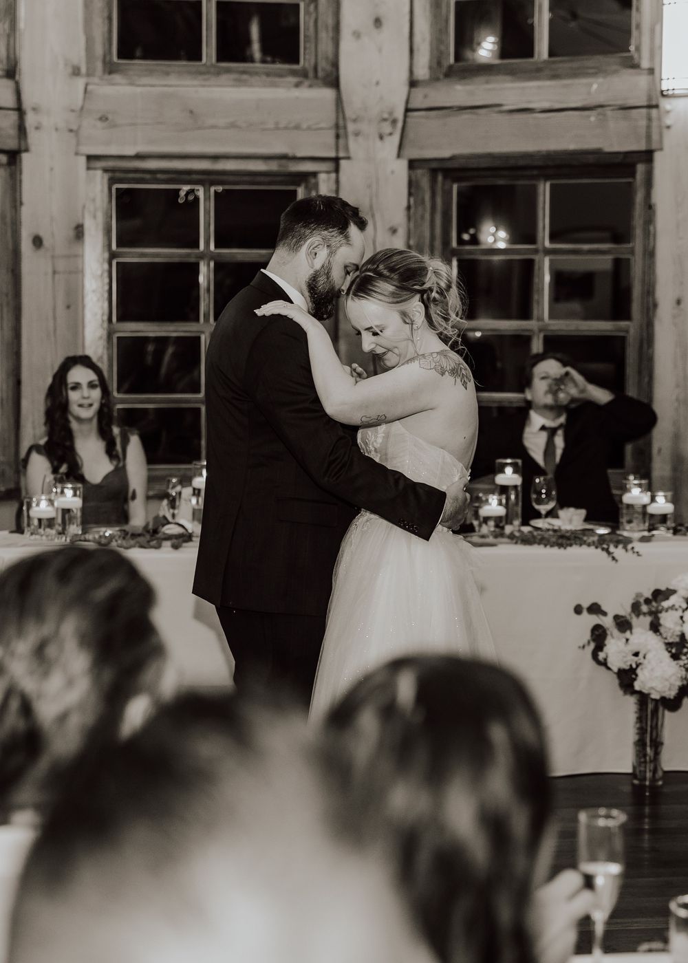 Wedding at Emerald Lake Lodge in Fields British Columbia first dance
