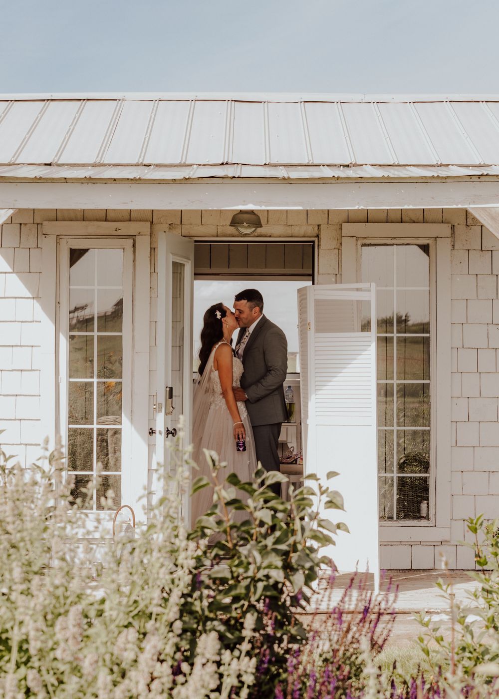Calgary, Alberta Wedding bride and groom