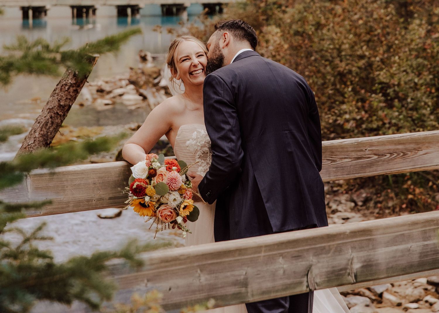 Wedding at Emerald Lake Lodge in Fields British Columbia