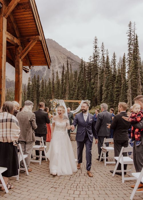 Emerald Lake Lodge Wedding ceremony