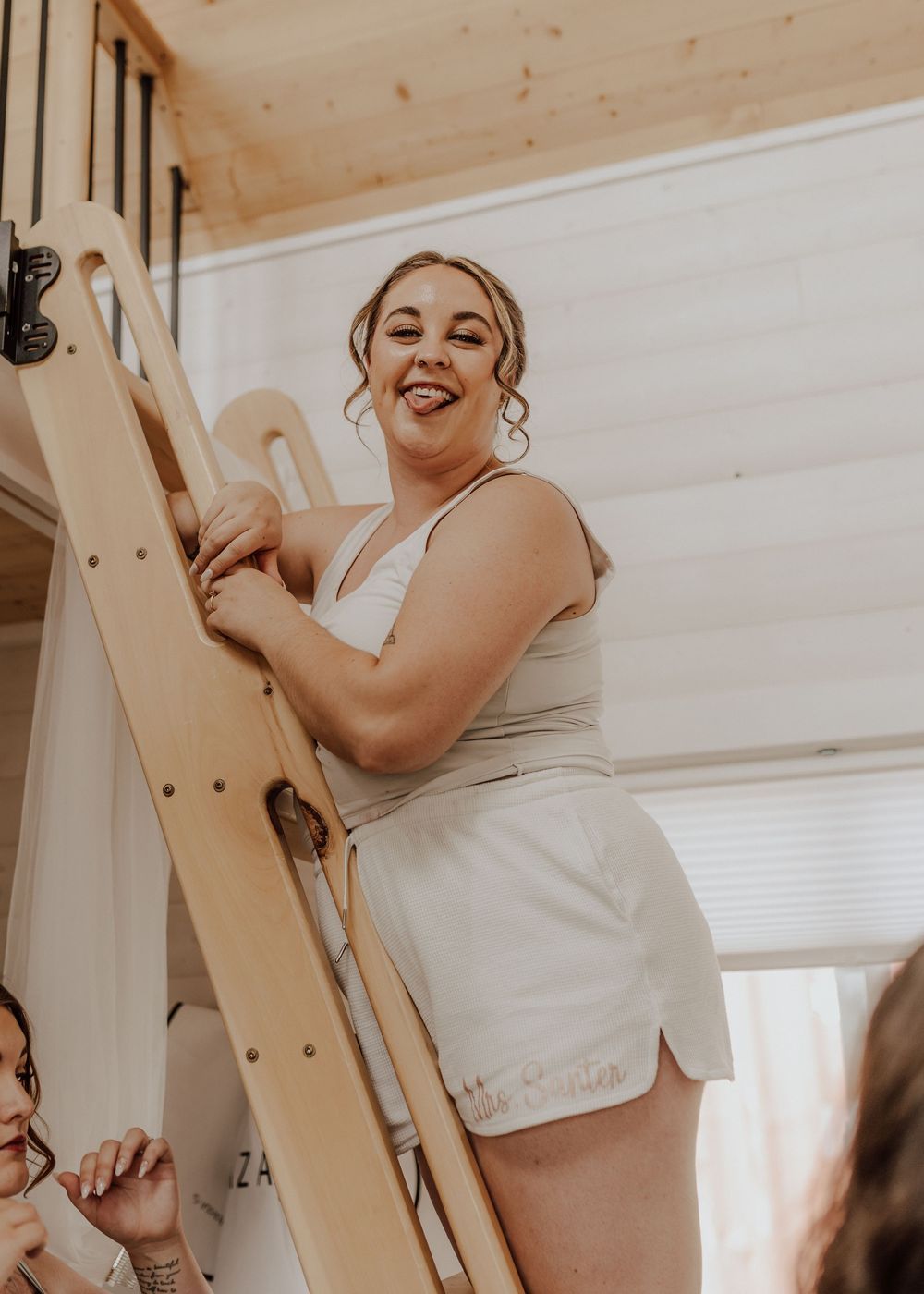 Calgary, Alberta Wedding bride getting ready in the morning