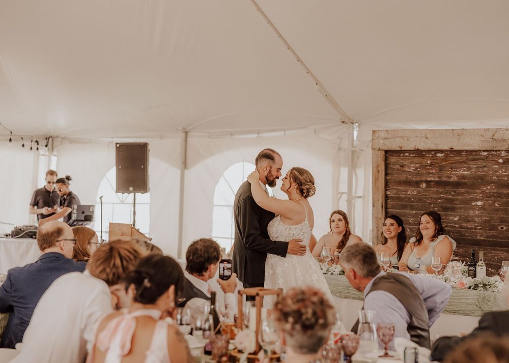 Calgary, Alberta wedding first dance