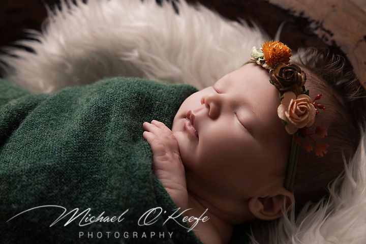 A complementary series of warm and dark-toned photos showing artistic portrait compositions with autumn accents and flowers.