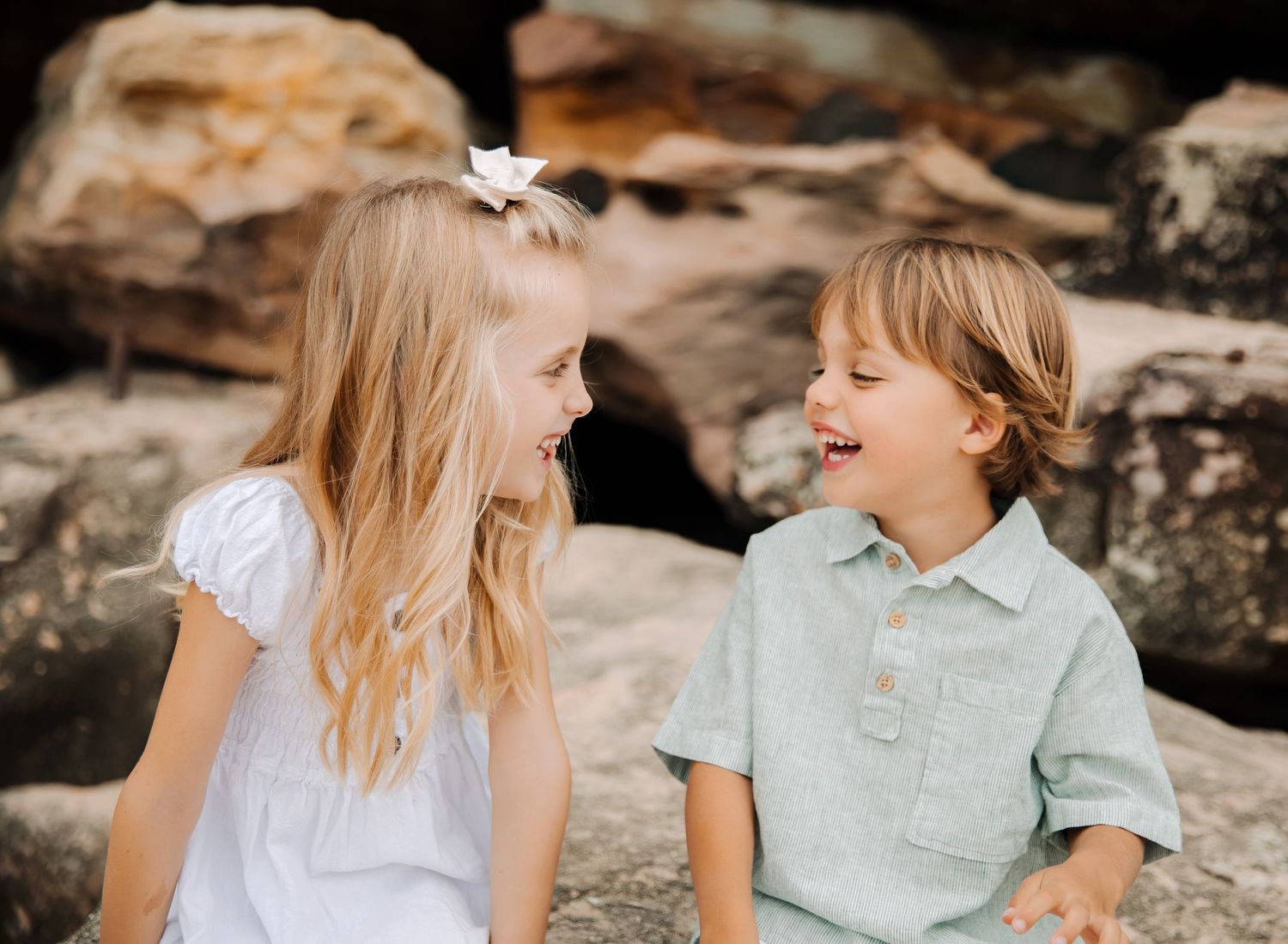 Family photography at the beach in Sydney.