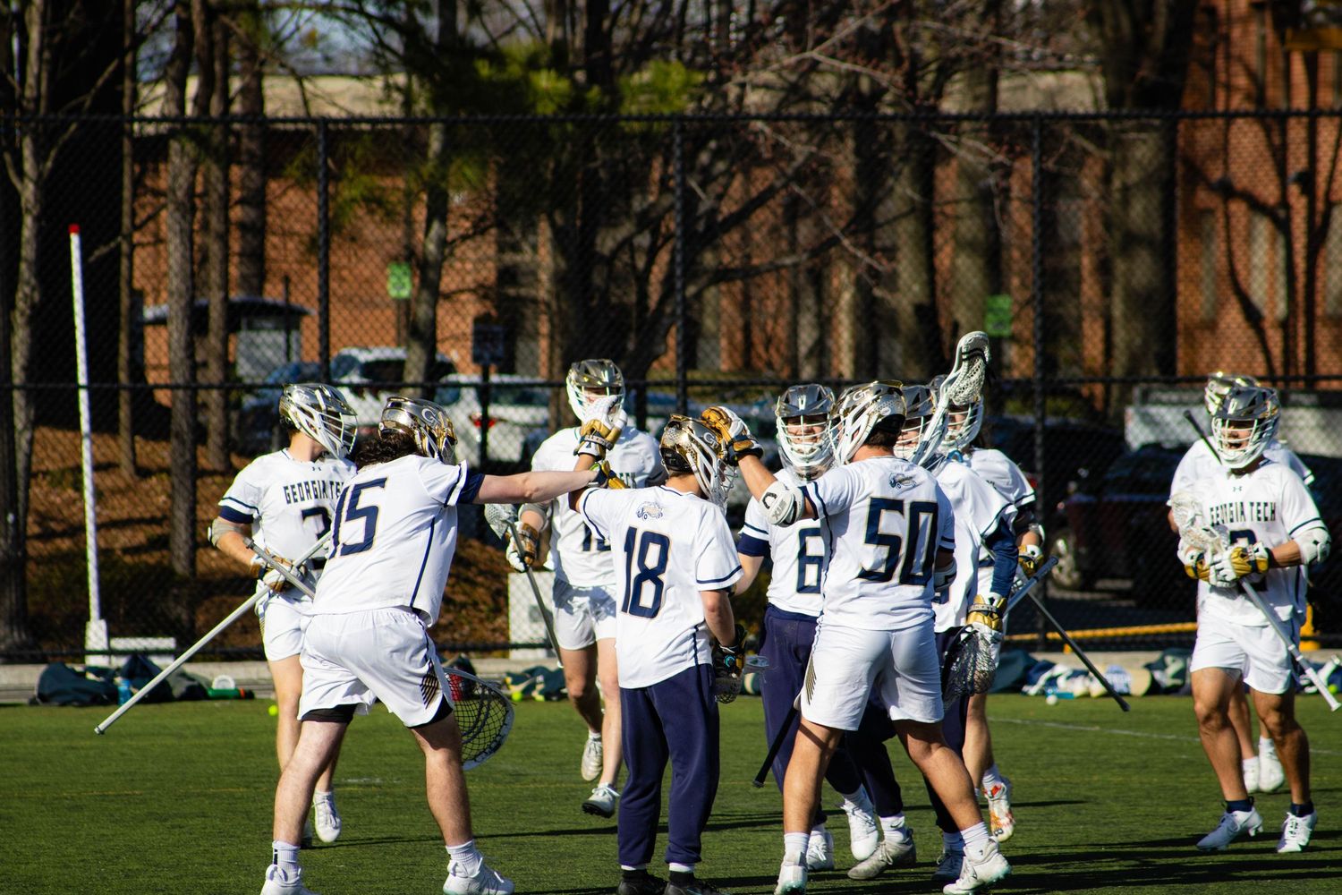 GT Lacrosse win.