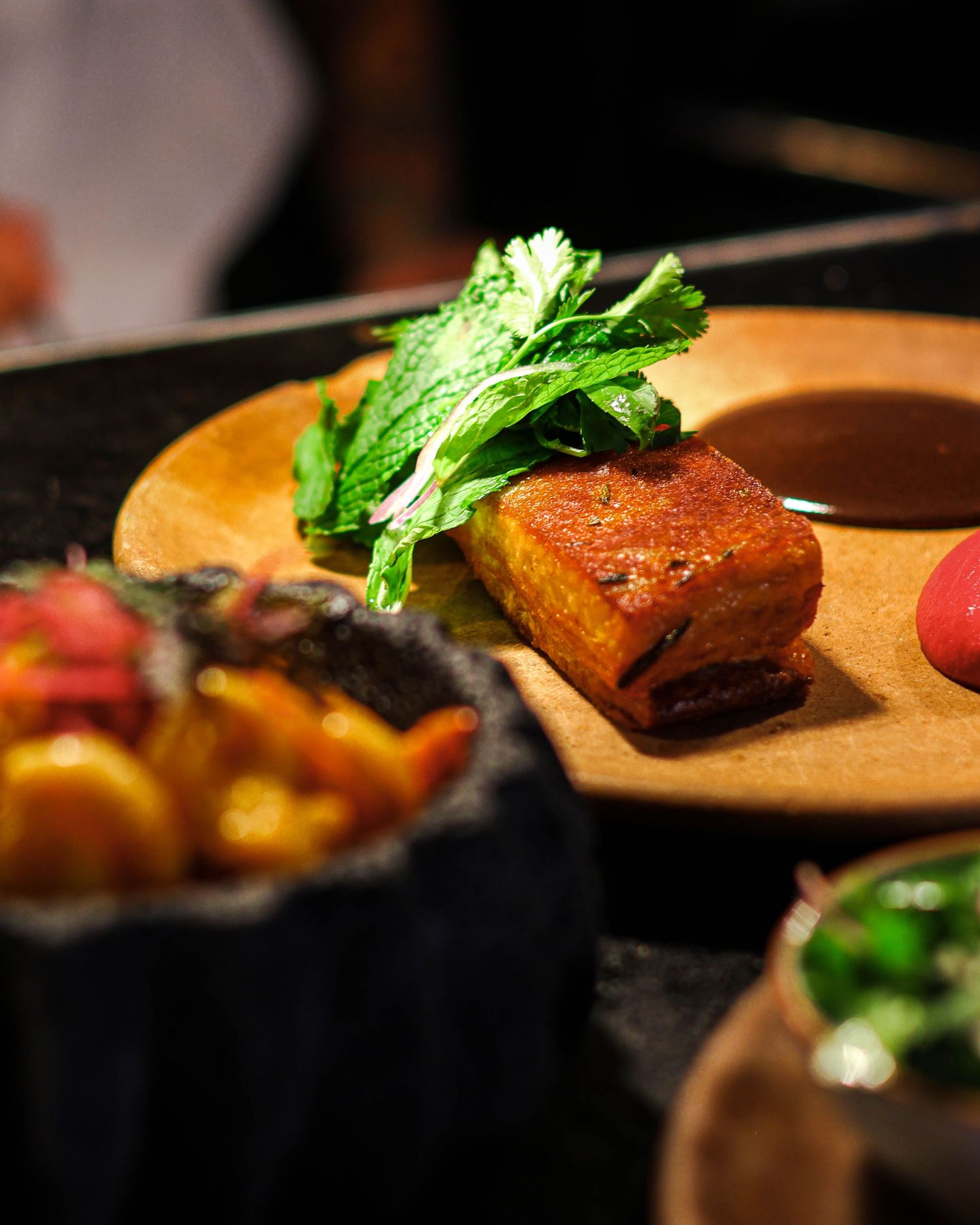 Palo Santo special dish.