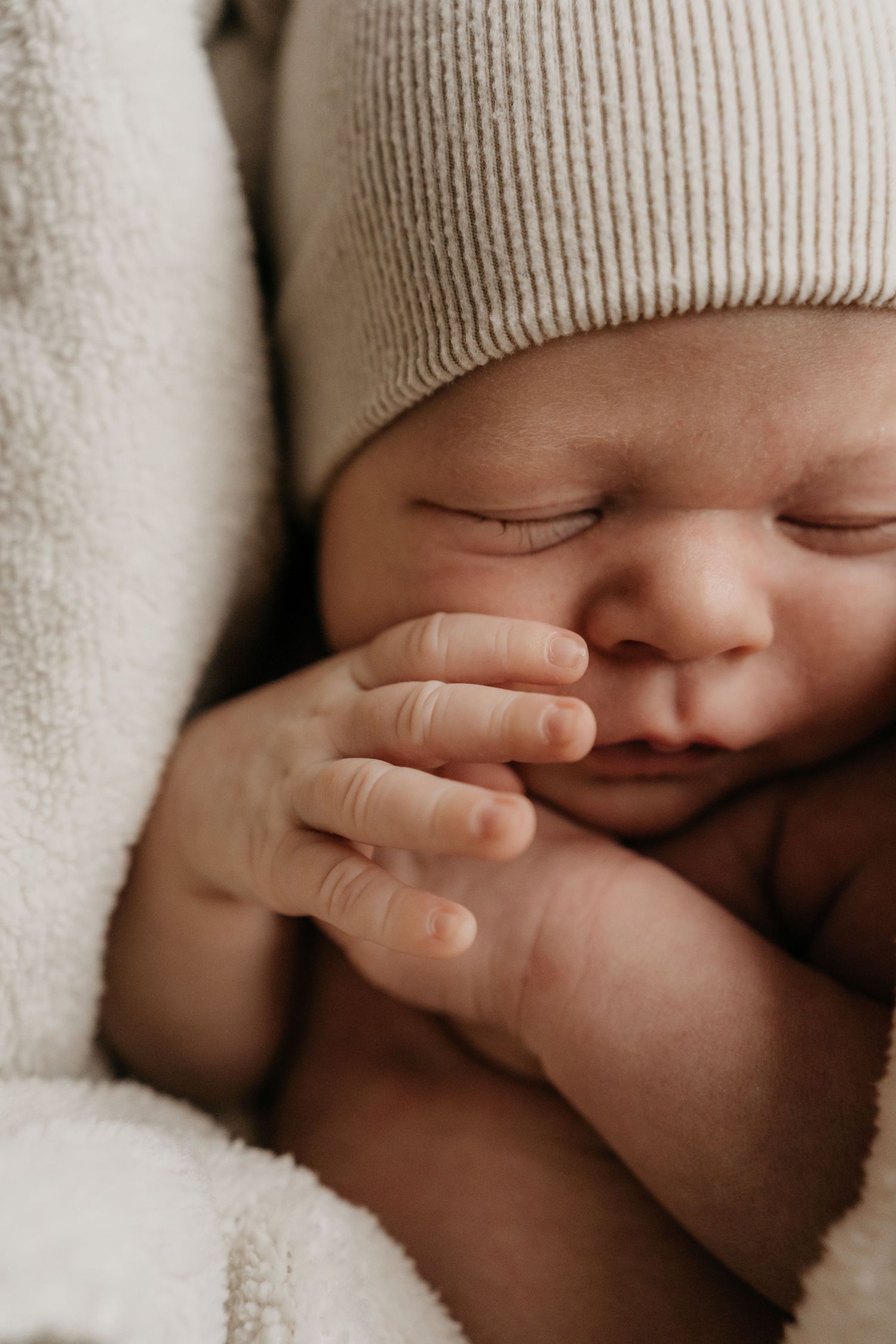 Detailshot newbornfoto