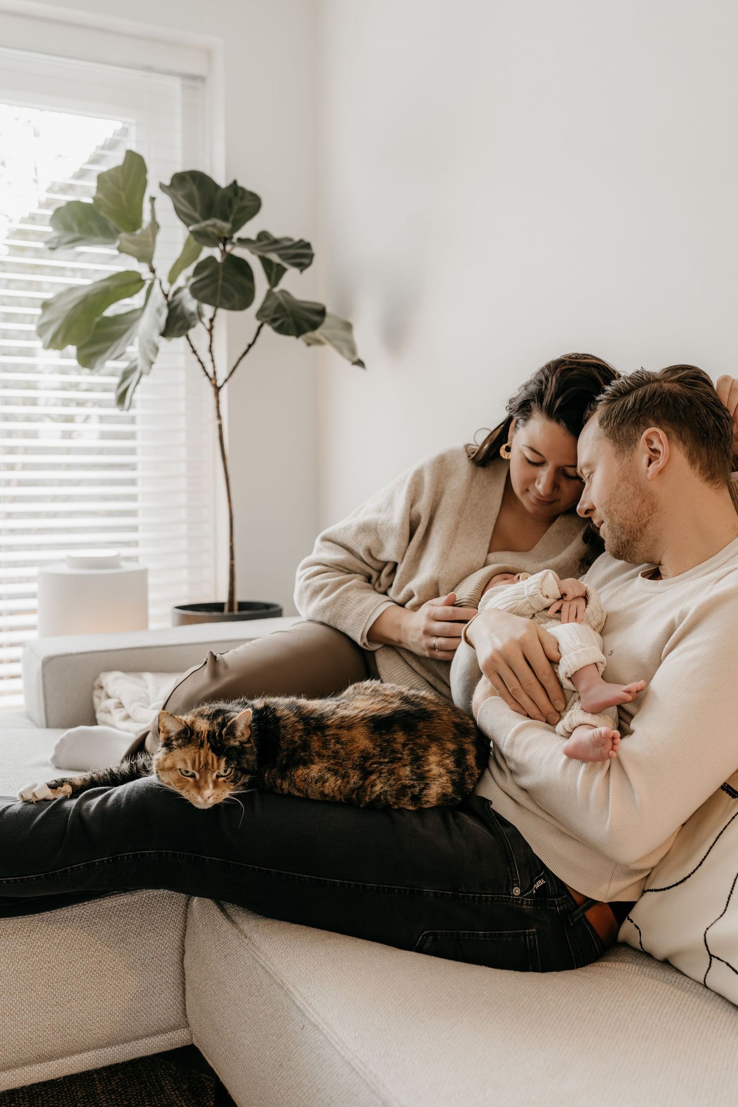 Newborn foto in de thuissituatie