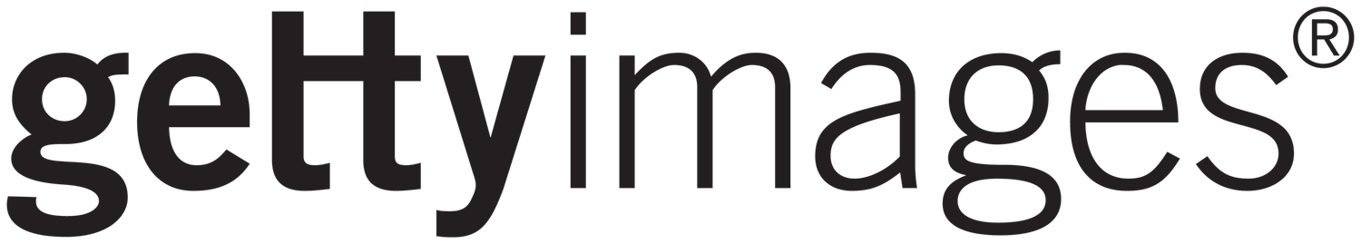 Getty Images logo on white background.