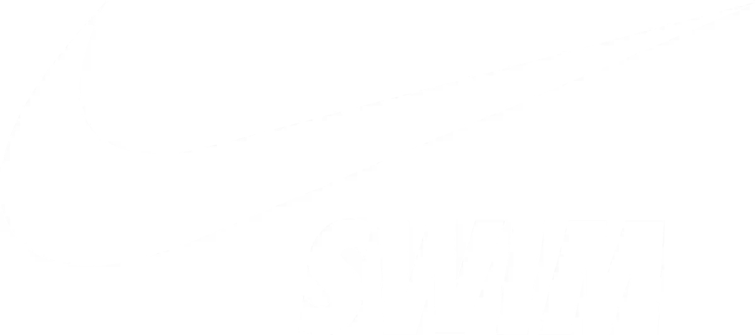 Minimalist white text logo on transparent background.