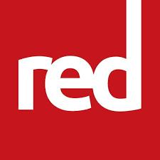 Red brand logo banner with white text.